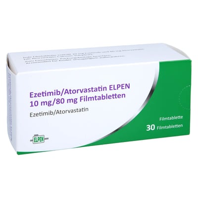 EZETIMIB/Atorvastatin ELPEN 10 mg/80 mg Filmtabl.