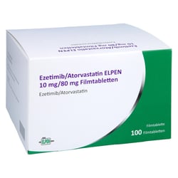 EZETIMIB/Atorvastatin ELPEN 10 mg/80 mg Filmtabl.
