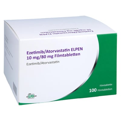 EZETIMIB/Atorvastatin ELPEN 10 mg/80 mg Filmtabl.