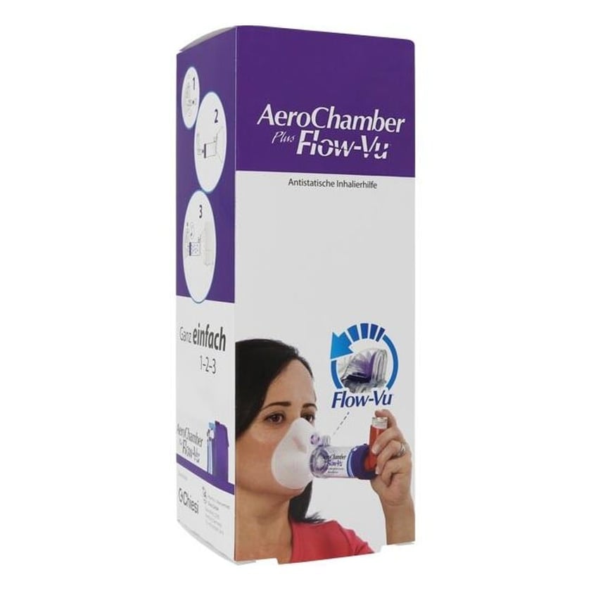 Aerochamber klein Maske ab 5 Jahre lila