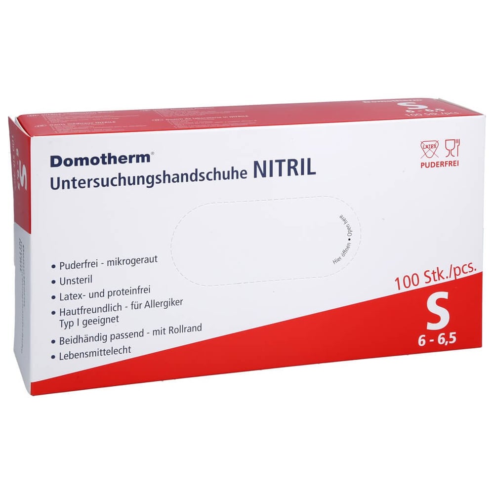 Domotherm Untersuchungshandschuhe Nitril S