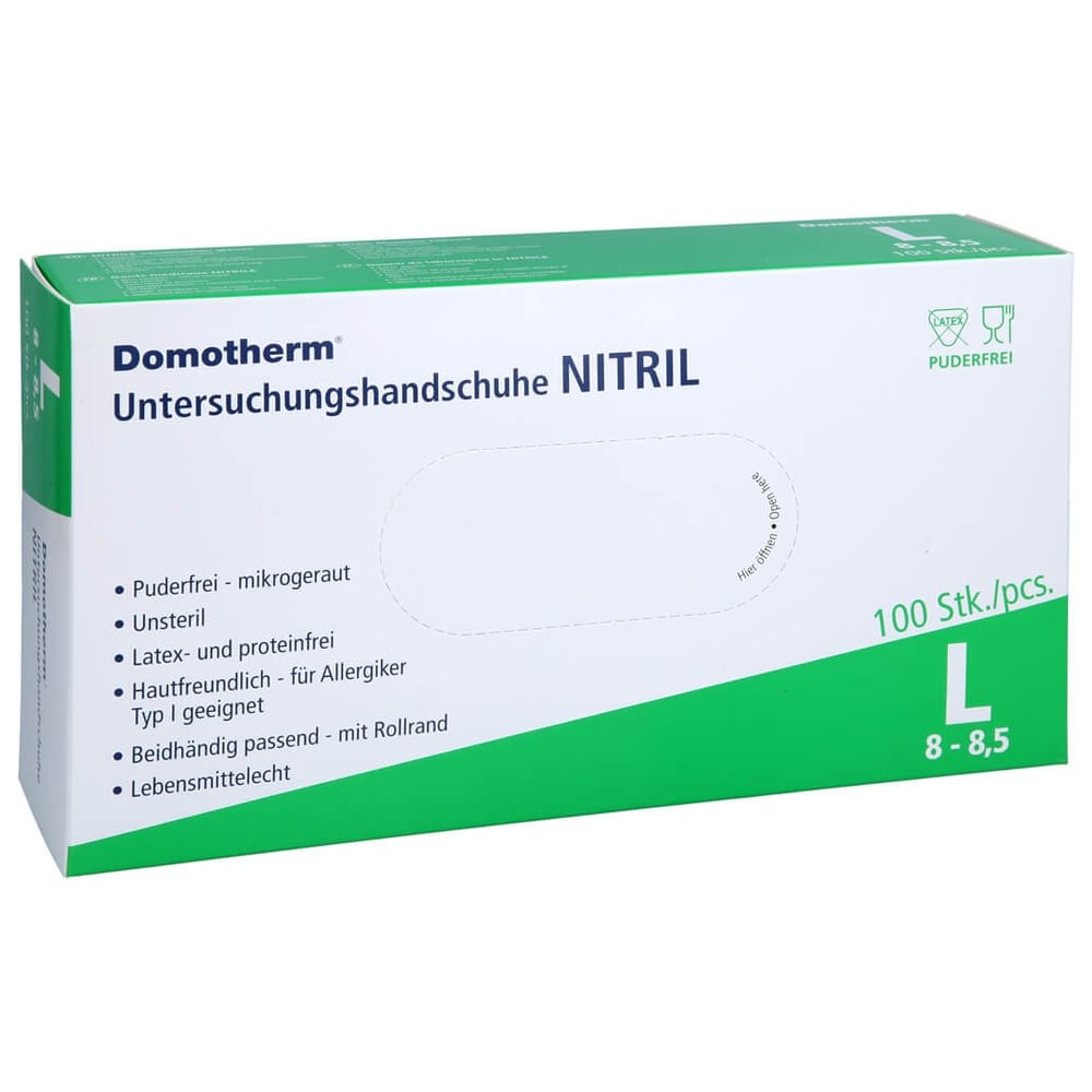 Domotherm Untersuchungshandschuhe Nitril L