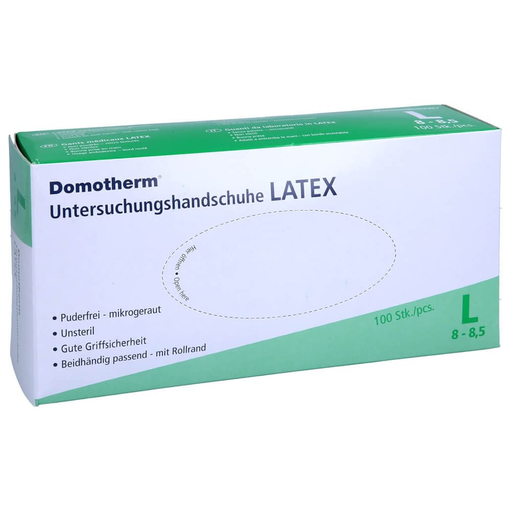 Domotherm Untersuchungshandschuhe Latex L
