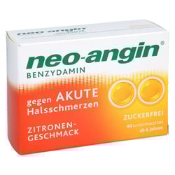 Neo-Angin Benzydamin gegen akute Halsschmerzen Zitronengeschmack 3 mg