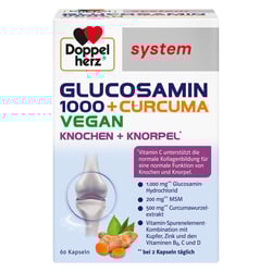 Doppelherz Glucosamin 1000 + Curcuma Vegan system