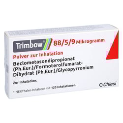 Trimbow 88/5/9ug 120 ED Pulver z.Inhal. NEXThaler