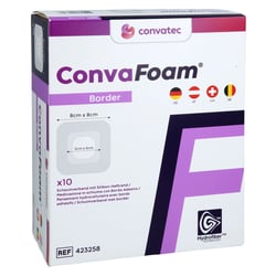 CONVAFOAM Schaumverband Border 8x8 cm