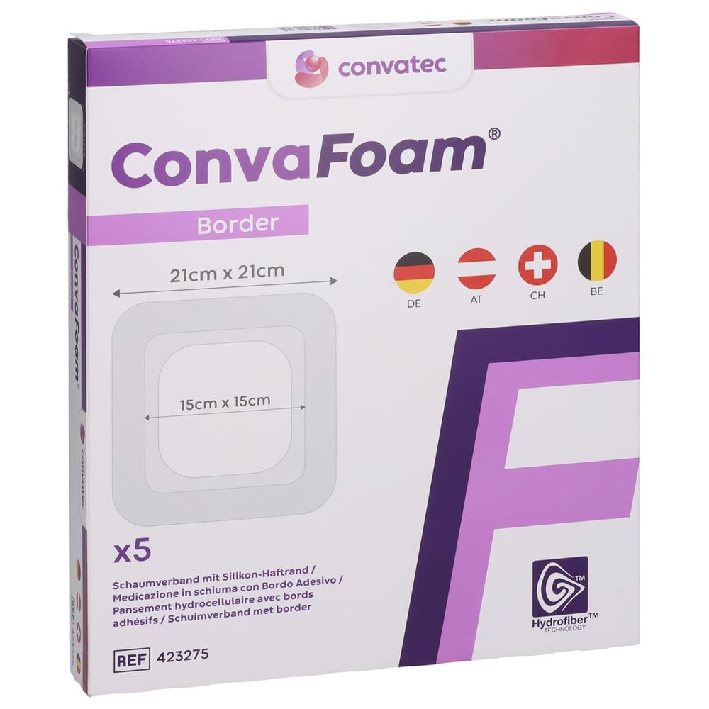 CONVAFOAM Schaumverband Border 21x21 cm