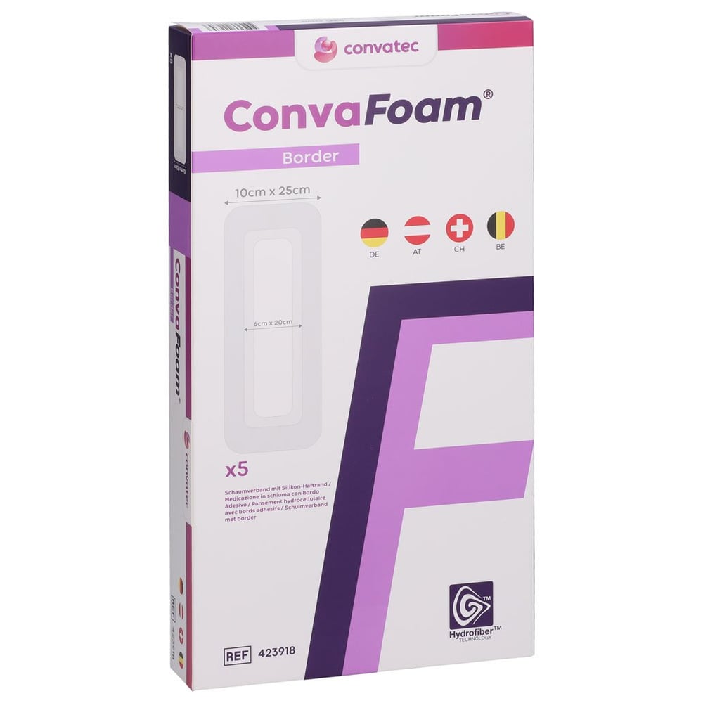 CONVAFOAM Schaumverband Border 10x25 cm