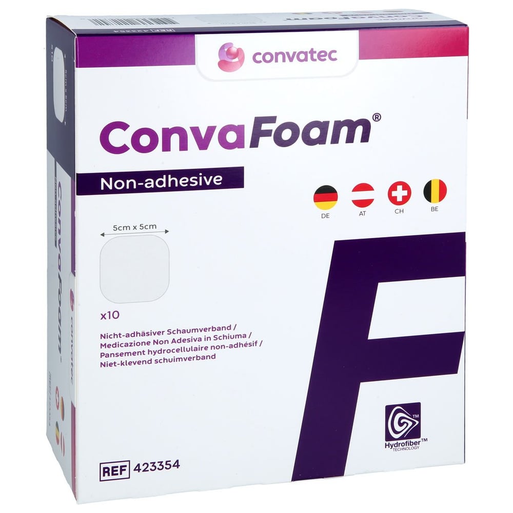 CONVAFOAM Schaumverband nicht-adhäsiv 5x5 cm