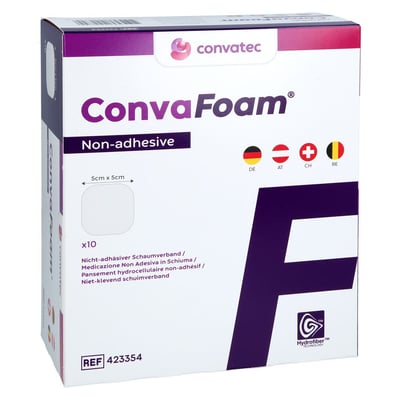 CONVAFOAM Schaumverband nicht-adhäsiv 5x5 cm
