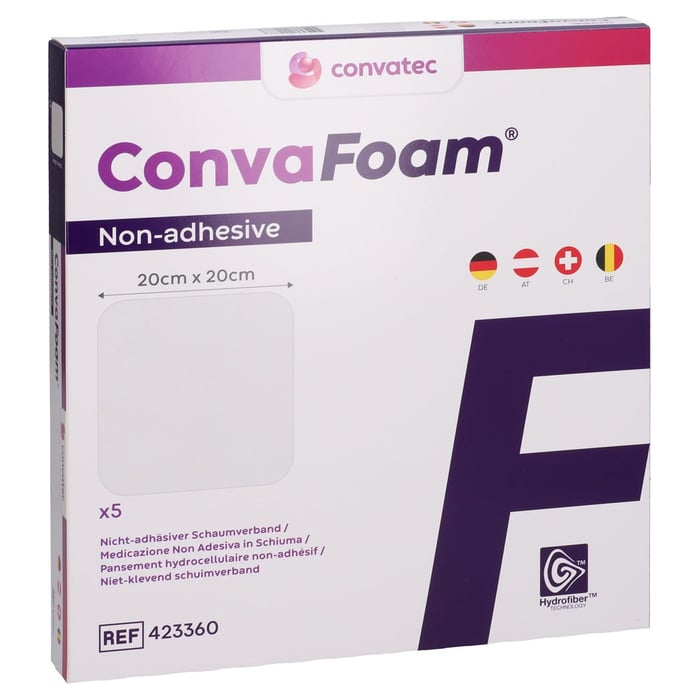 CONVAFOAM Schaumverband nicht-adhäsiv 20x20 cm