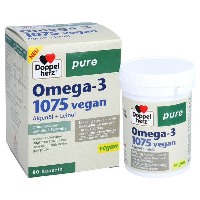 Doppelherz Omega-3 1075 vegan pure