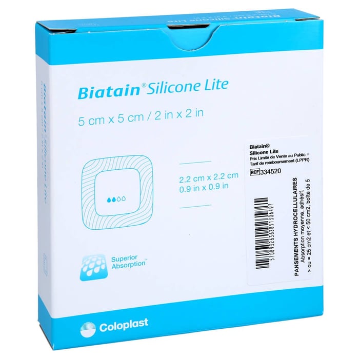 Biatain Silicone Lite Schaumverband 5x5cm