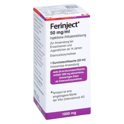 Ferinject 50 mg/ml Injektions-/Infusionslsg.