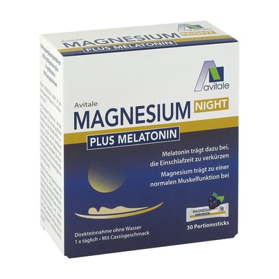Magnesium Night plus 1 mg Melatonin Direktsticks