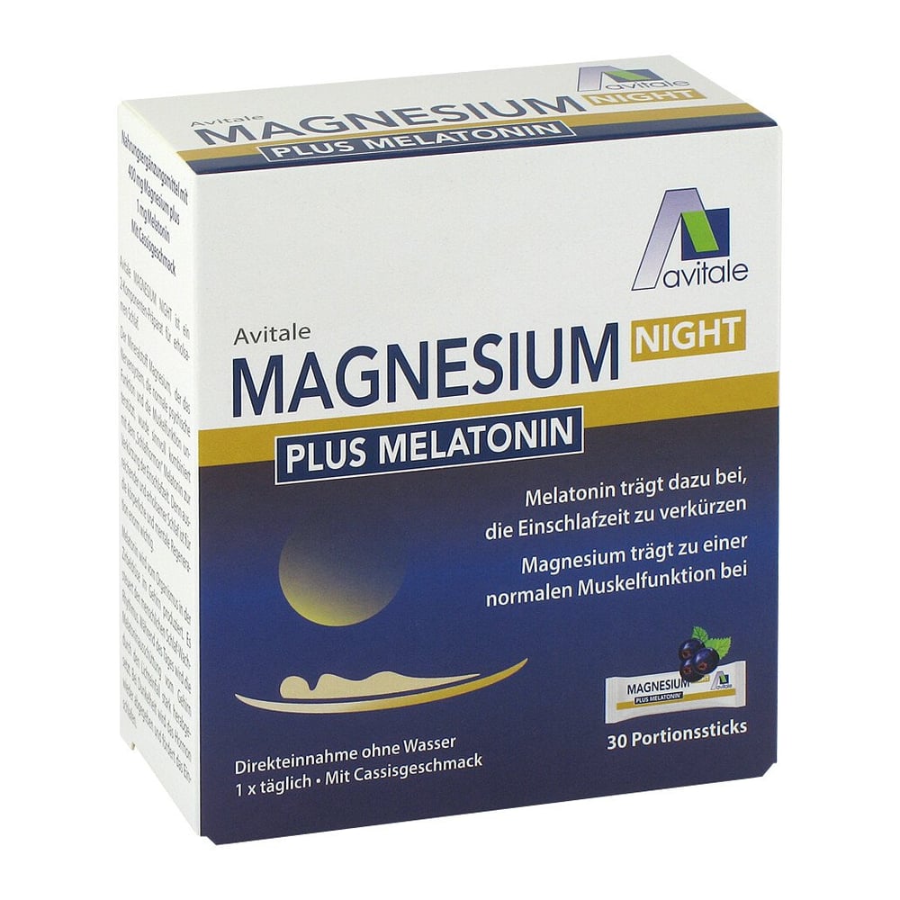 Magnesium Night plus 1mg Melatonin Direktsticks