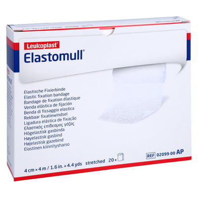 Elastomull 4 cmx4 m elastisch Fixierbinde 2099 Avitamed Produktbild 1