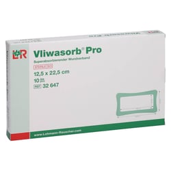 Vliwasorb Pro superabsorb.Komp.steril 12,5x22,5 cm Avitamed