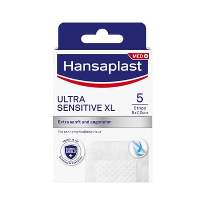 Hansaplast Wundverband Ultra Sensitive 5x7,2 cm XL