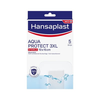 Hansaplast Wundverb. Steril Aqua Prot 10x15cm