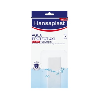 Hansaplast Wundverband Steril Aqua Prot 10x20 cm