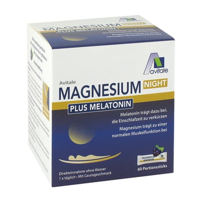 Magnesium Night plus 1 mg Melatonin Direktsticks
