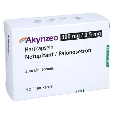 Akynzeo 300 mg/0,5 mg Produktbild 1