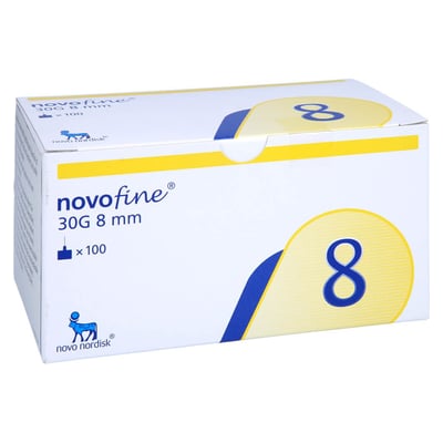 Novofine 8 Kanülen 0,30x8 mm Produktbild 1