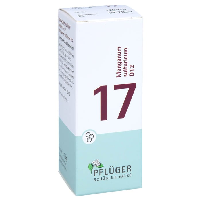 Biochemie Pflüger Globuli Nr. 17 Manganum sulfuricum D12
