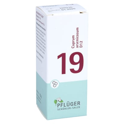 Biochemie Pflüger Globuli Nr. 19 Cuprum arsenicosum D12