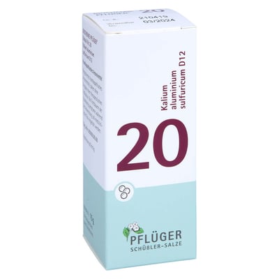 Biochemie Pflüger Nr. 20 Kalium aluminium sulfuricum D12