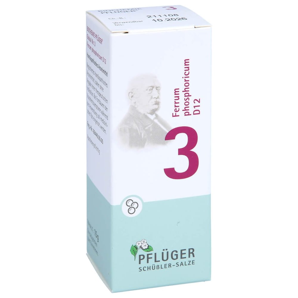 Biochemie Pflüger Globuli Nr. 3 Ferrum phosphoricum D12