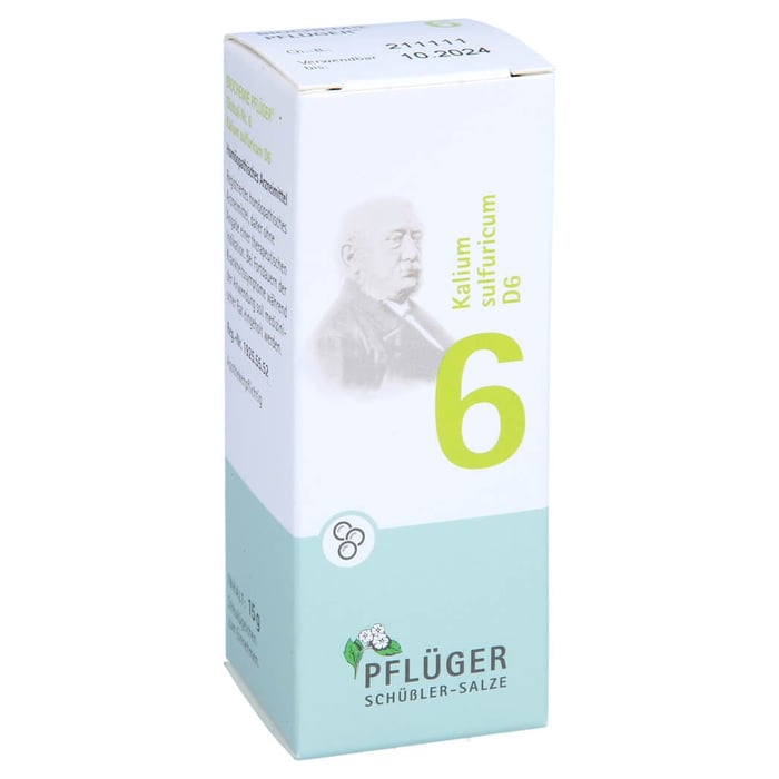 Biochemie Pflüger Globuli Nr. 6 Kalium sulfuricum D6