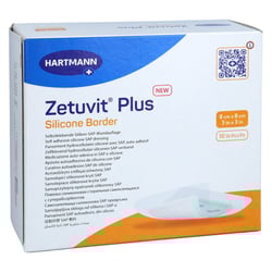 Zetuvit Plus Silicone Border 8x8cm