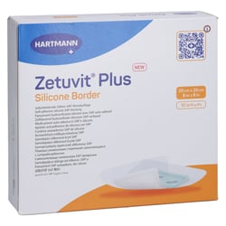 Zetuvit Plus Silicone Border 20x20cm