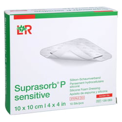 Suprasorb P sensitive PU-Schaumv.bor.lite 10x10 cm