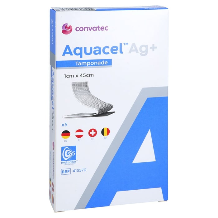 Aquacel Ag+ 1x45 cm Tamponaden