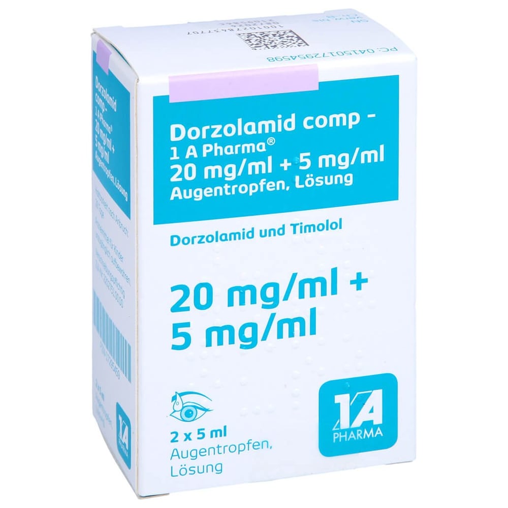 Dorzolamid comp-1A Pharma 20 mg/ml + 5 mg/ml