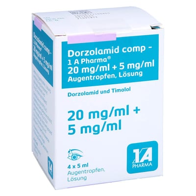 Dorzolamid comp-1A Pharma 20 mg/ml + 5 mg/ml