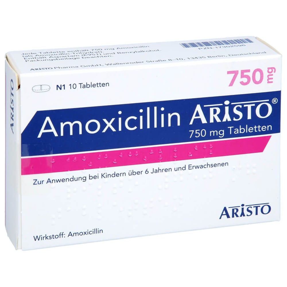 Amoxicillin Aristo 750 mg