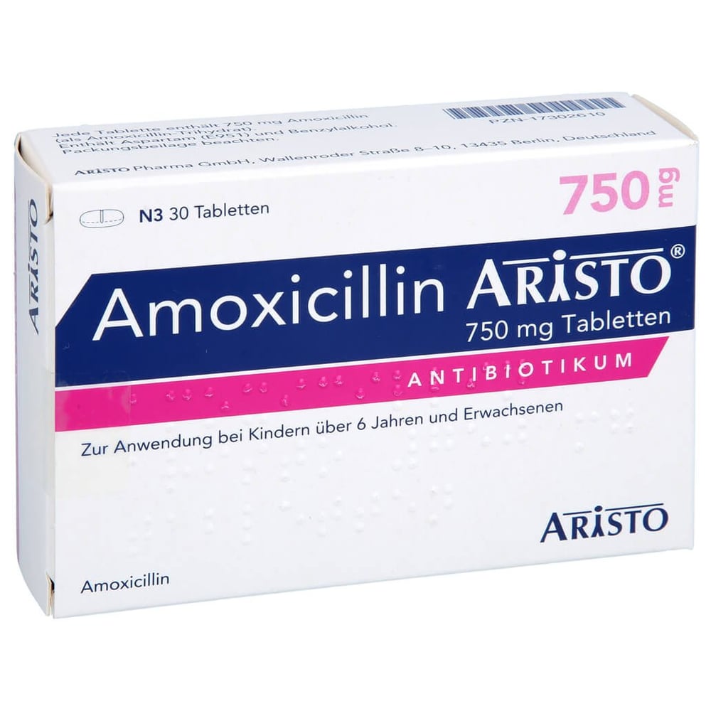 Amoxicillin Aristo 750 mg