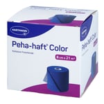 Peha-haft Color Fixierbinde latexfrei 8 cm x 21m blau