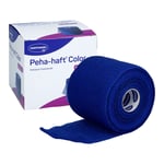Peha-haft Color Fixierbinde latexfrei 8 cm x 21m blau