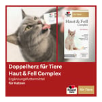 Doppelherz für Tiere Haut&Fell Complex für Katzen
