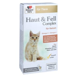 Doppelherz für Tiere Haut&Fell Complex für Katzen