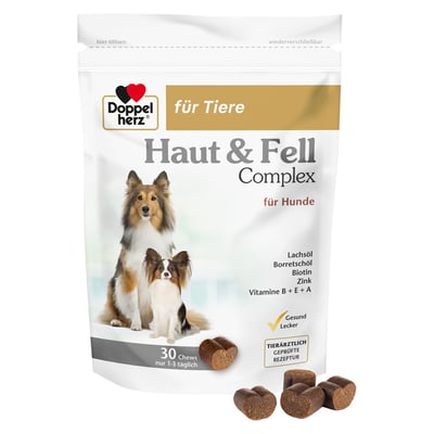 Doppelherz für Tiere Haut&Fell Complex für Hunde