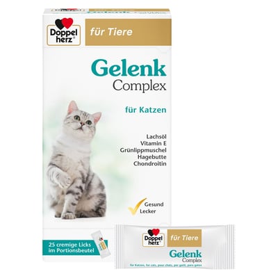 Doppelherz für Tiere Gelenk Complex für Katzen