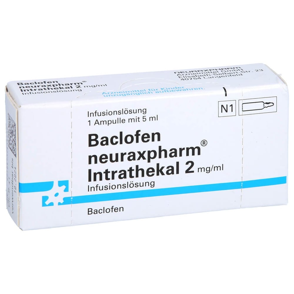 Baclofen neuraxpharm Intrathek.2mg/ml 10MG/5ML Amp