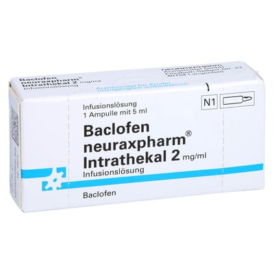 Baclofen neuraxpharm Intrathek.2mg/ml 10MG/5ML Amp